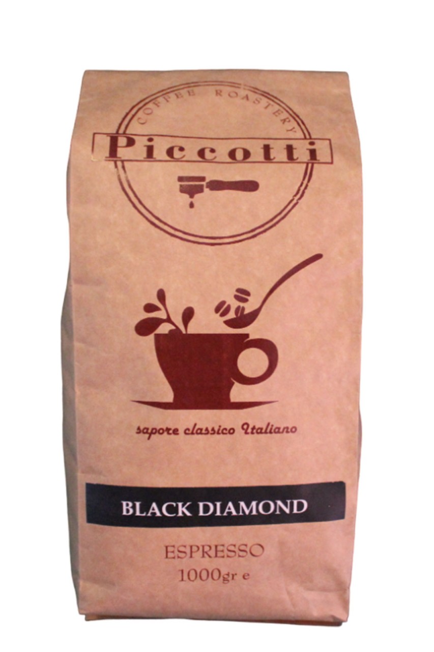 Piccotti Espresso Black Dıamond Çekirdek Kahve 1 KG