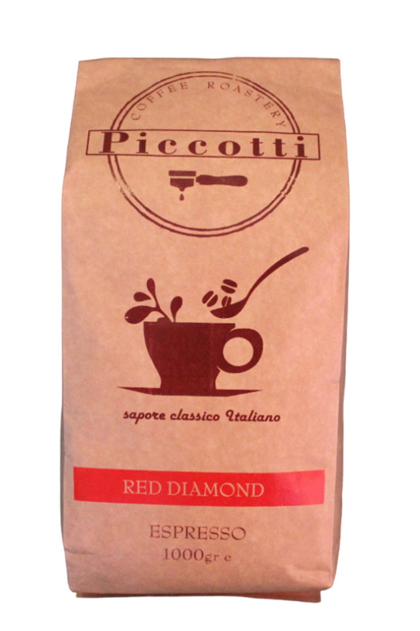 Piccotti Espresso Red Dıamond Çekirdek Kahve  1 KG