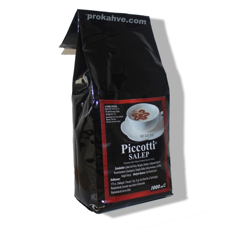 Piccotti Sahlep Tarçınlı 1000 Gr Paket