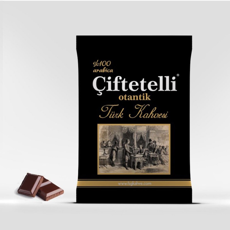 Çiftetelli Çikolatalı Otantik Türk Kahvesi 500 GR Paket